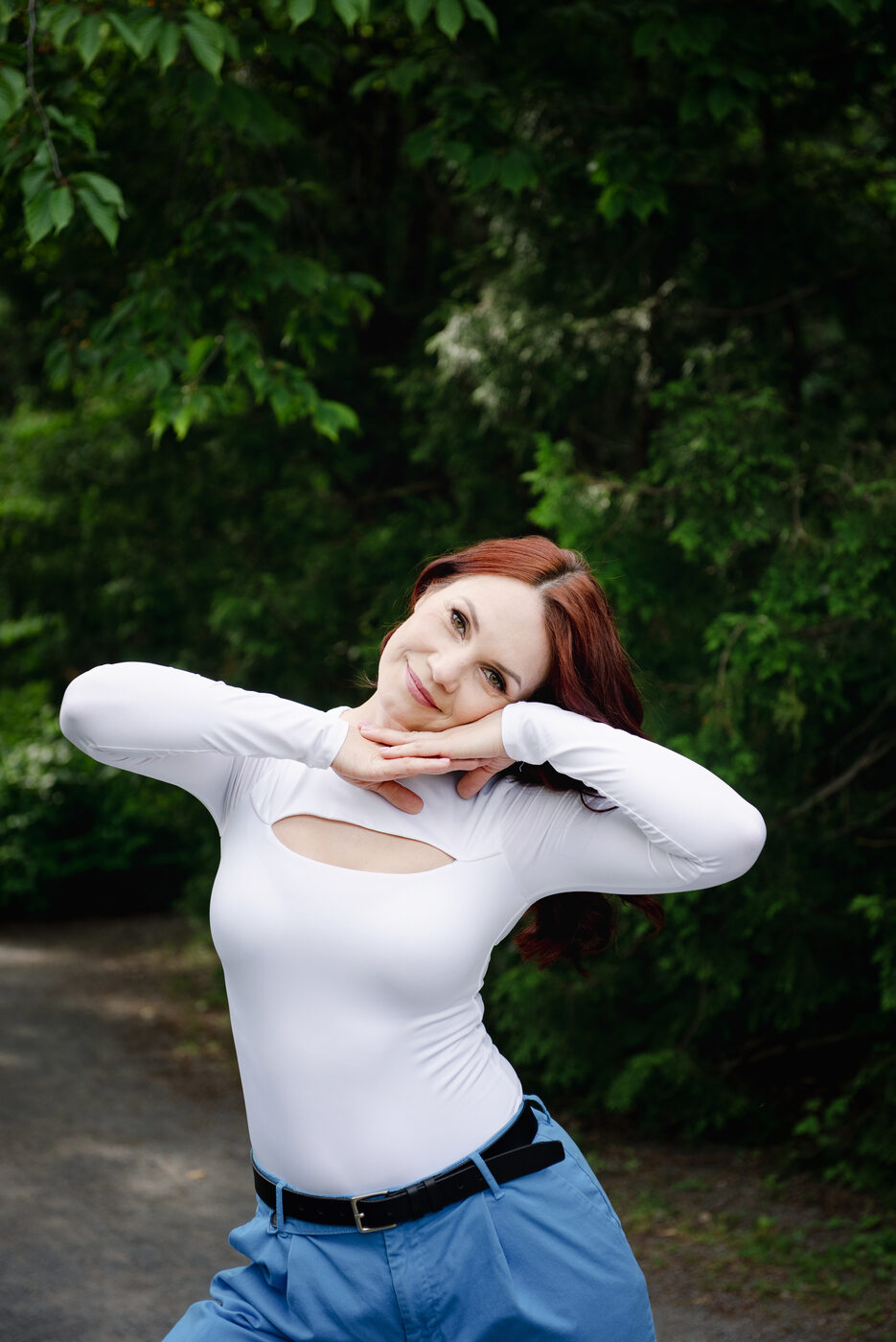 Anna, founder of VitalysFit, close portrait